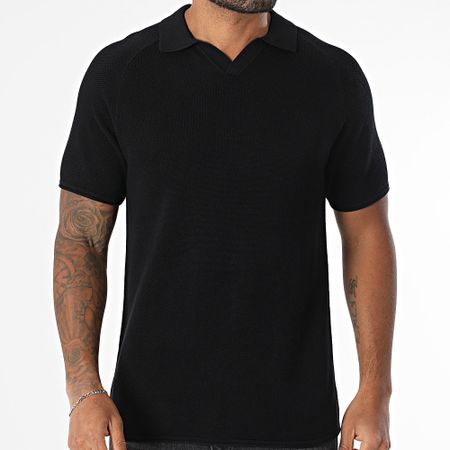 Jack And Jones - Polo de manga corta Hill Negro