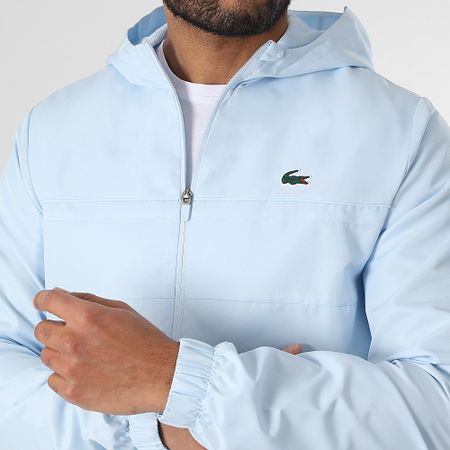 Lacoste - Chándal con logo bordado de cocodrilo azul claro