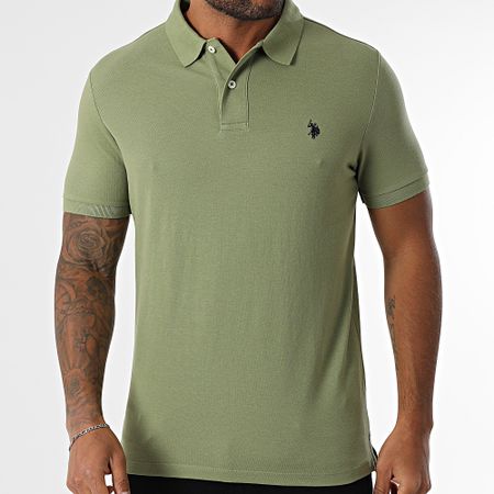 US Polo ASSN - Polo Manga Corta US197001 Caqui Verde