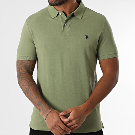 US Polo ASSN - Polo Manga Corta US197001 Caqui Verde