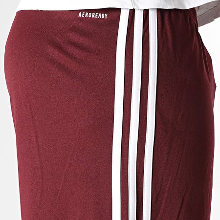 Adidas Performance - Squa25 Pantalones cortos de chándal con banda JC8677 Burdeos