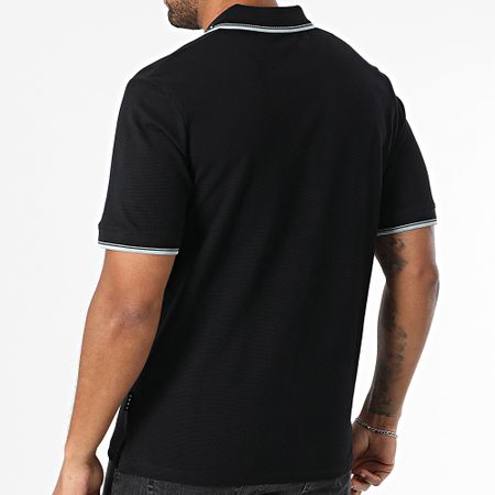 Jack And Jones - Polo de manga corta Pacer Jacquard Negro
