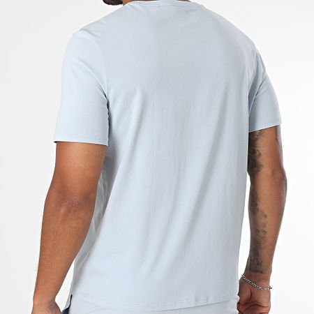 BOSS - Camiseta única y pantalón corto de jogging 50515395 50515394 Azul claro