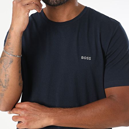 BOSS - Mix And Match Tee Shirt And Jogging Short Set 50515391 50515367 Azul Marino