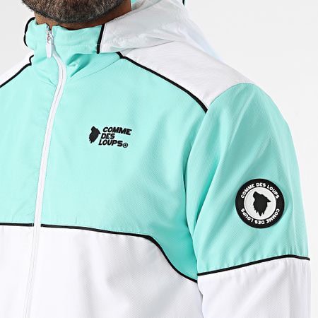 Comme Des Loups - Chándal Verde Cobalto Blanco