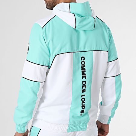 Comme Des Loups - Chándal Verde Cobalto Blanco