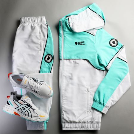 Comme Des Loups - Chándal Verde Cobalto Blanco