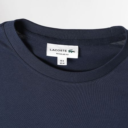 Lacoste - Camiseta Big Logo Cocodrilo Regular Fit Azul Marino