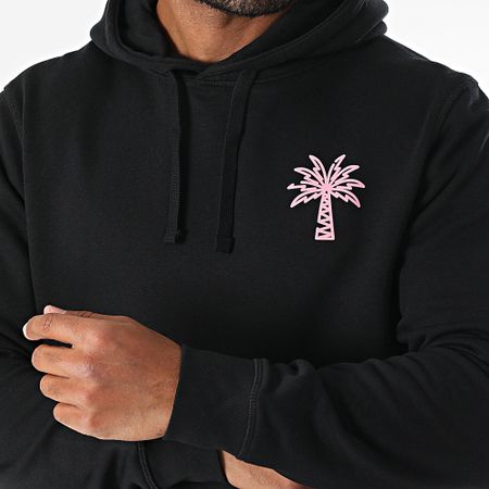 Luxury Lovers - Palm LA Hoodie Rosa Negro