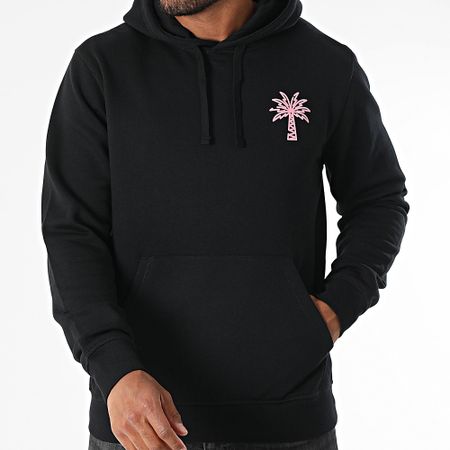 Luxury Lovers - Palm LA Hoodie Rosa Negro