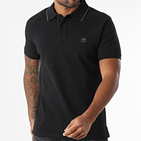 Timberland - Polo Manga Cuello Estampado A6BV8 Negro