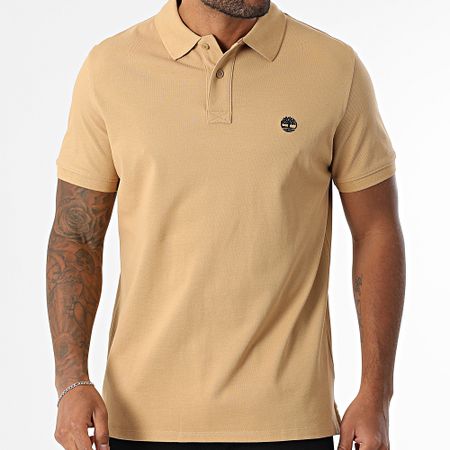 Timberland - Polo Manga Corta Piqué Manga Corta A6VDP Camel