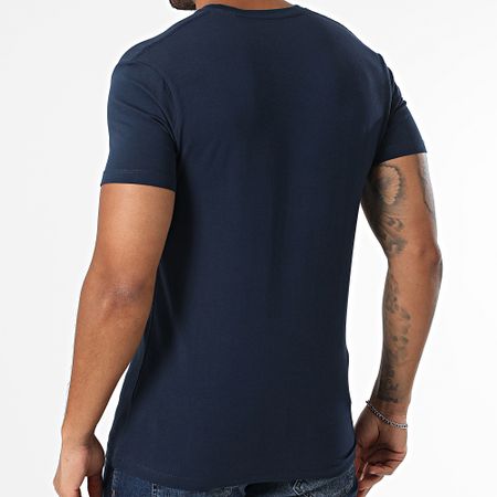 Pepe Jeans - Tee Shirt Slim V-Neck Original Basic PM505999 Azul Marino