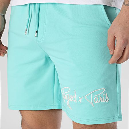 Project X Paris - Pantalones cortos de jogging azul turquesa 2340014