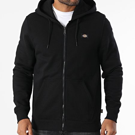 Dickies - Oakport Sudadera con capucha y cremallera A4XD3 Negro