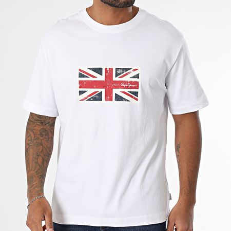 Pepe Jeans - Camiseta Union PM509790 Blanca