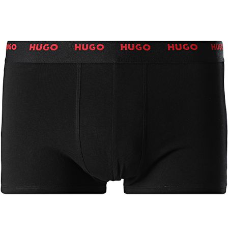 HUGO - Lote de 5 Boxers 50532619 Negro Rojo Azul claro Azul marino