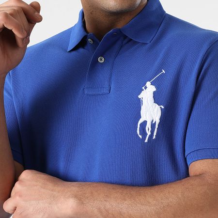 Polo Ralph Lauren - Polo personalizado Slim Fit Original Player Azul Real