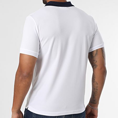 Sergio Tacchini - Polo de manga corta Elfetta 41029 Blanco Amarillo Azul Marino