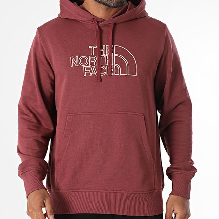 The North Face - Sudadera con capucha Drew Peak Light A8C1B Rojo ladrillo