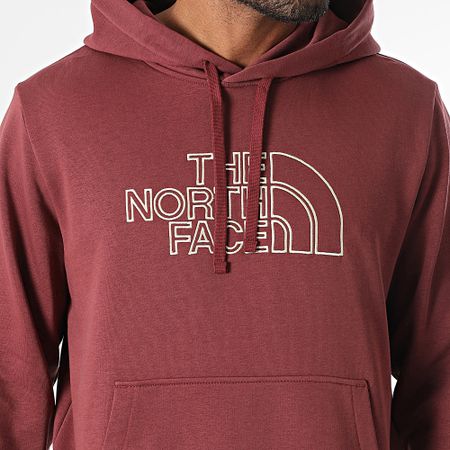 The North Face - Sudadera con capucha Drew Peak Light A8C1B Rojo ladrillo