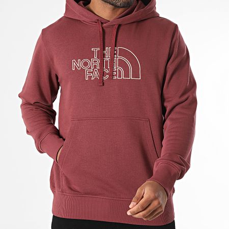 The North Face - Sudadera con capucha Drew Peak Light A8C1B Rojo ladrillo