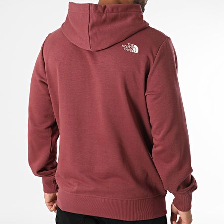 The North Face - Sudadera con capucha Drew Peak Light A8C1B Rojo ladrillo