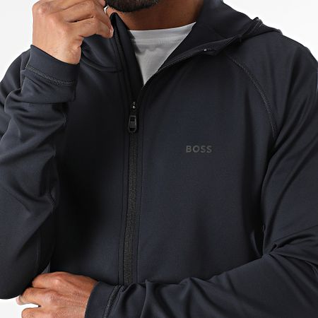 BOSS - Sicon Active Chaqueta con capucha y cremallera 50531224 Azul marino oscuro