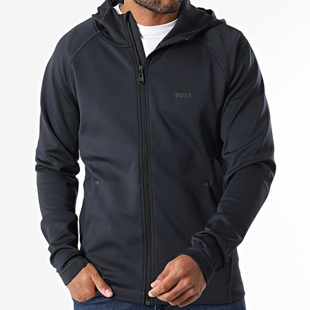 BOSS - Sicon Active Chaqueta con capucha y cremallera 50531224 Azul marino oscuro