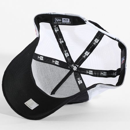 New Era - Gorra Chicago Bulls Trucker Tonal Check 60595264 Negro Blanco