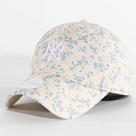 New Era - Gorra acolchada de mujer 9Twenty NY 60595367 Beige Floral