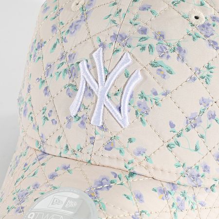 New Era - Gorra acolchada de mujer 9Twenty NY 60595367 Beige Floral
