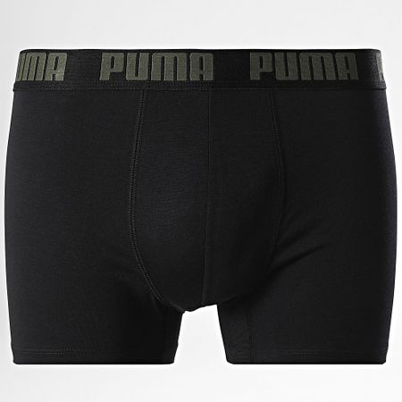 Puma - Juego de 2 calzoncillos 701226387 Caqui Verde Negro
