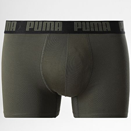 Puma - Juego de 2 calzoncillos 701226387 Caqui Verde Negro