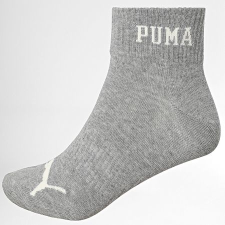 Puma - Lote de 6 pares de calcetines 701235583 Negro Gris Blanco