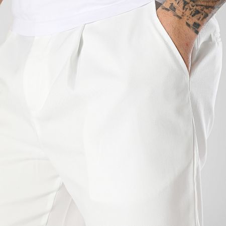 Frilivin - Pantalón Corto Chino 389 Blanco