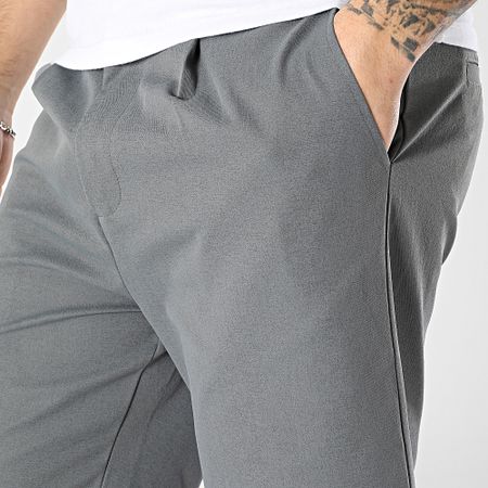 Frilivin - 406 Pantalones cortos chinos gris marengo