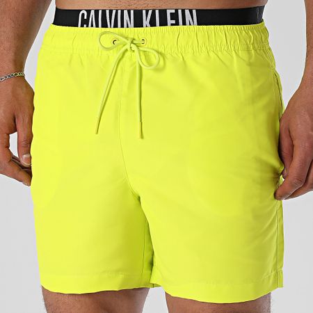 Calvin Klein - Bañador Short Mediano Doble 1093 Verde Lima