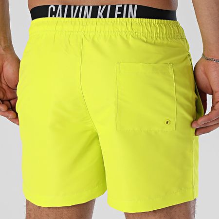 Calvin Klein - Bañador Short Mediano Doble 1093 Verde Lima