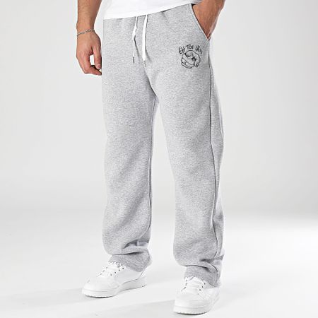 Noah Lunsi x Éh Toi Là ! - Eh Toi Là Pantalones de chándal de pernera ancha Gris brezo Negro