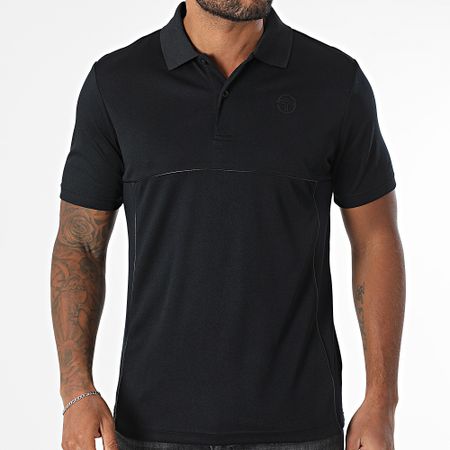 Sergio Tacchini - Polo de manga corta Deriva 41014 Negro