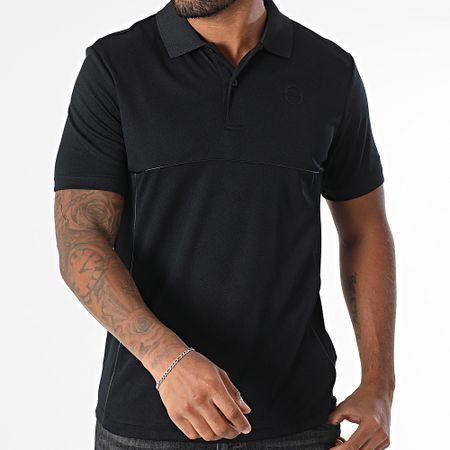 Sergio Tacchini - Polo de manga corta Deriva 41014 Negro