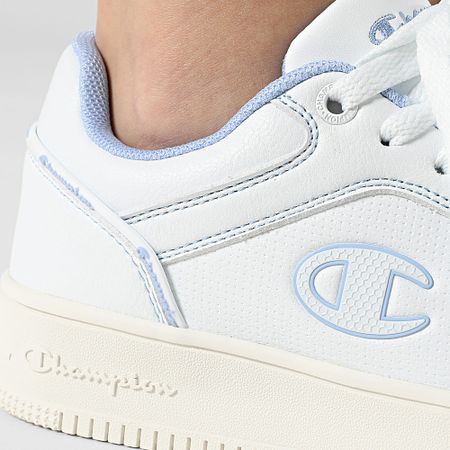 Champion - Rebound 2.0 Low Blanco Polvo Azul Zapatillas Mujer