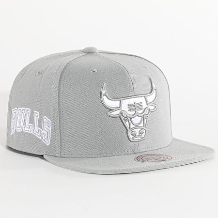 Mitchell and Ness - Evergreen Chicago Bulls Snapback Cap HS8560 Gris