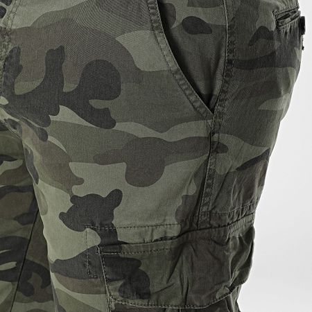 MTX - 973 Pantalones cargo de camuflaje verde caqui