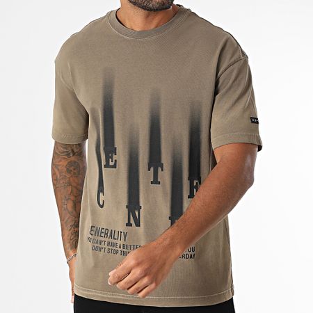 MTX - Camiseta oversize verde caqui