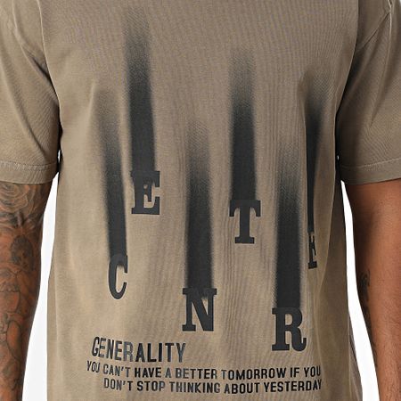 MTX - Camiseta oversize verde caqui