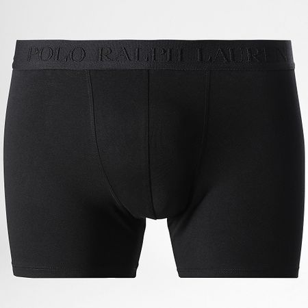 Polo Ralph Lauren - Juego de 3 calzoncillos bóxer 714966105004 Negro Gris Blanco