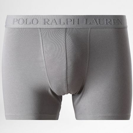 Polo Ralph Lauren - Juego de 3 calzoncillos bóxer 714966105004 Negro Gris Blanco