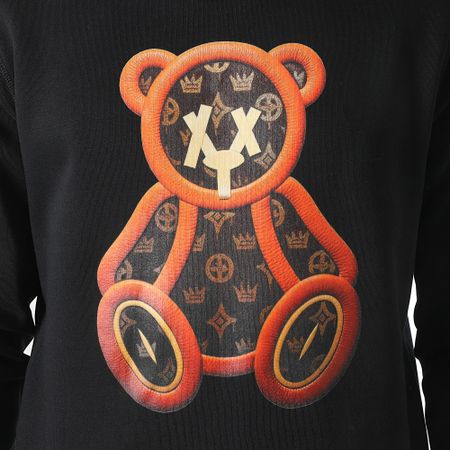 Teddy Yacht Club - Sudadera Crewneck Premium Lthr Negro